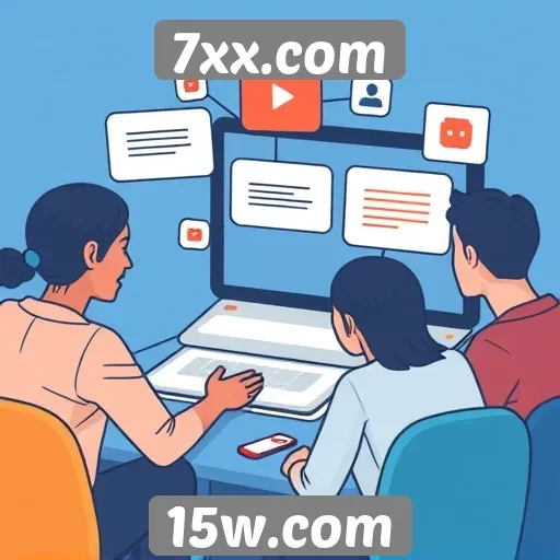 Recursos de interação social em 7xx.com